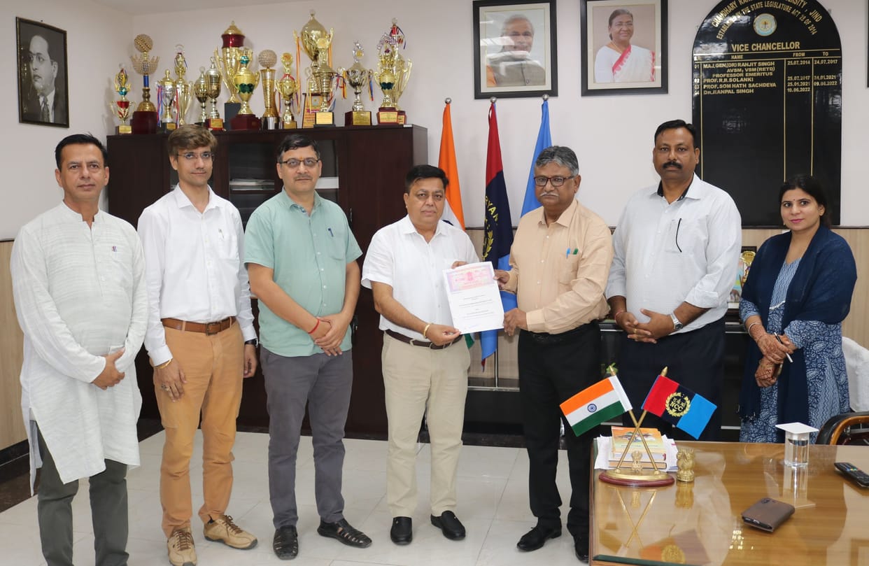 CRSU signs MoU with Swadeshi Research Institute, Delhi