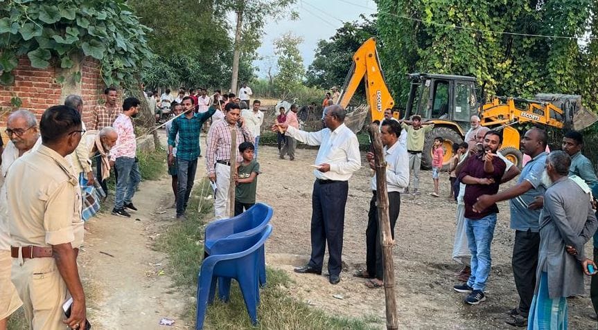 Construction done on government land was demolished