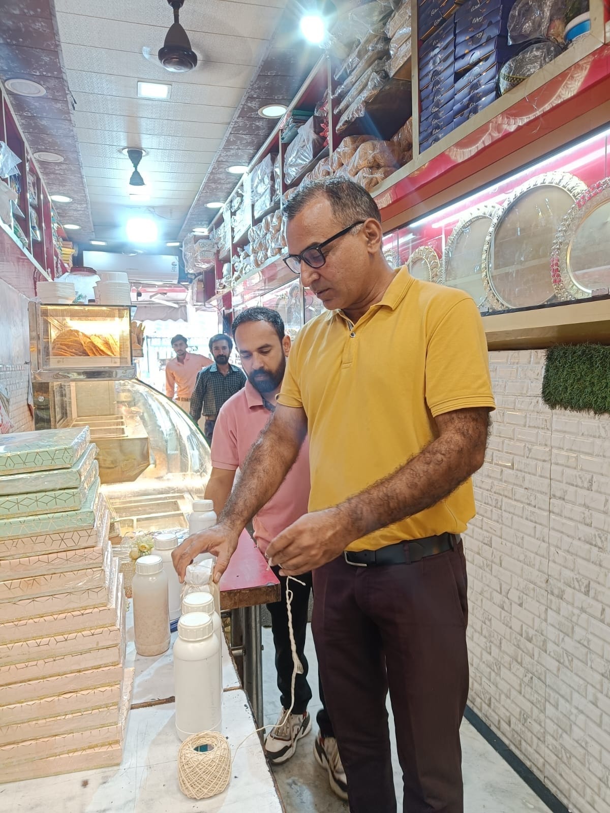Food Safety Team Sampling of Sweets At Various Shops