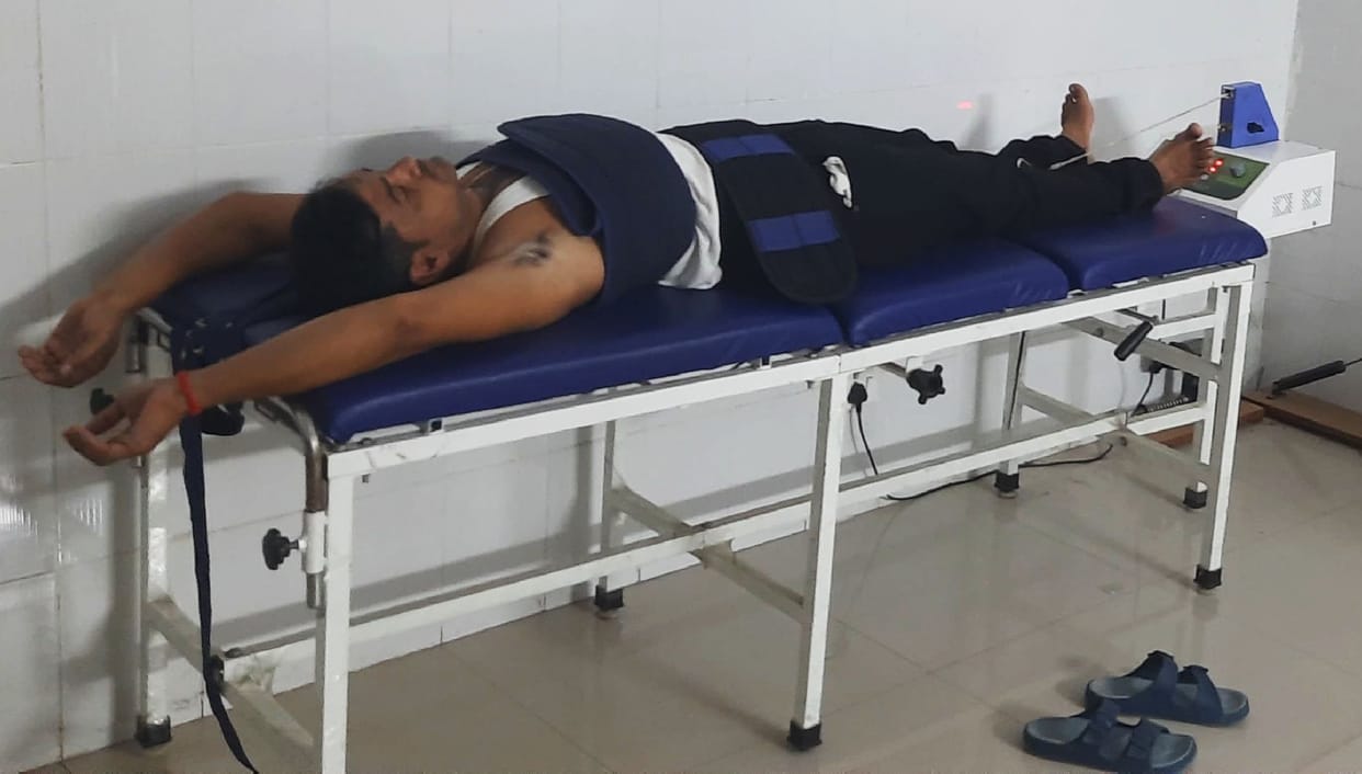 Therapy department running with the help of only one physiotherapist