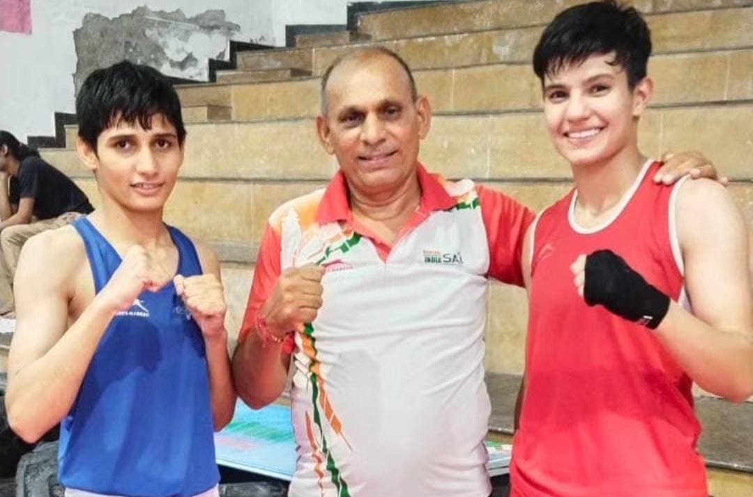 Female boxers Nisha and Prithvi left for America
