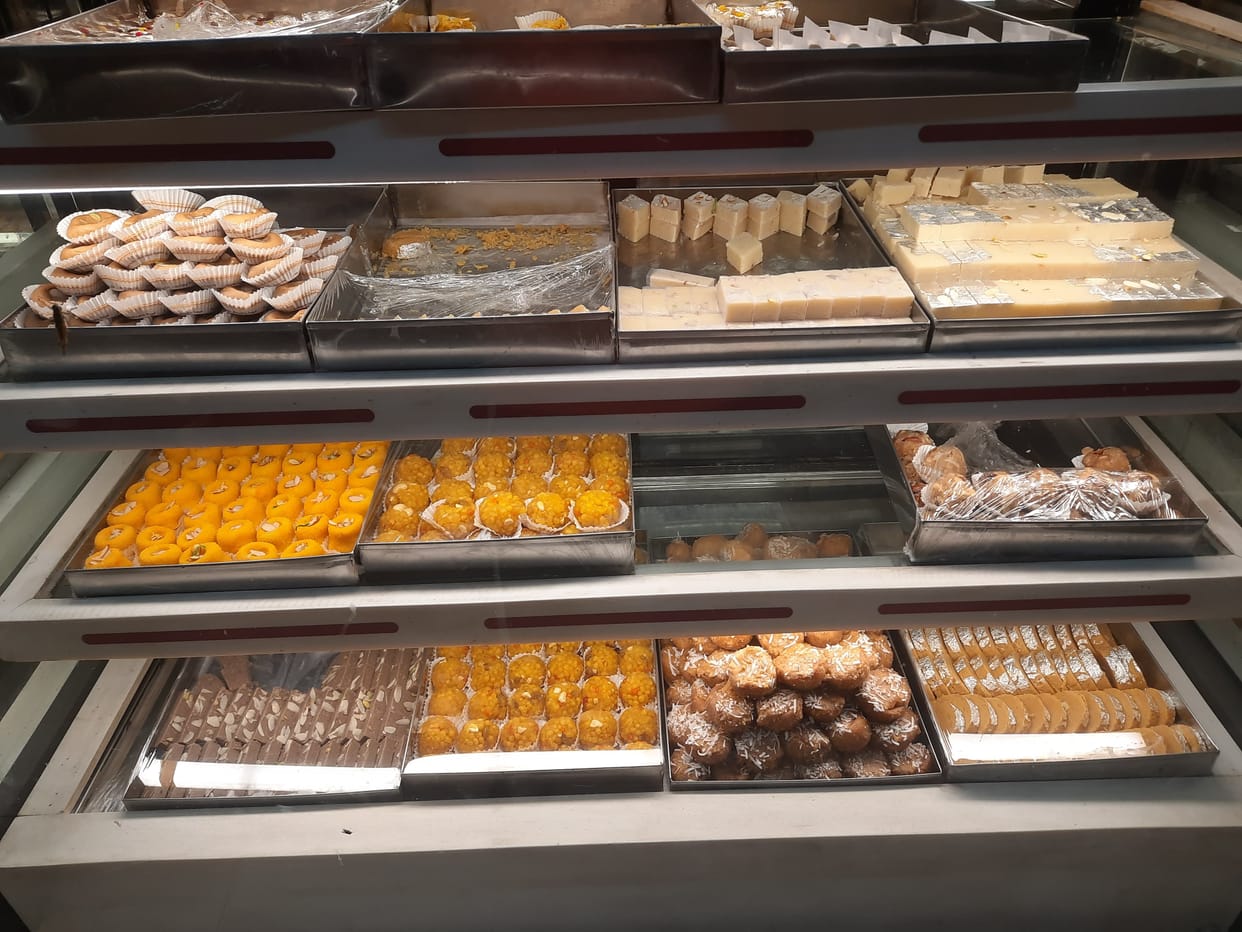 Samples of sweets and snacks failed