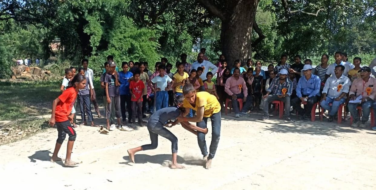 Winners of Kabaddi and running competitions awarded