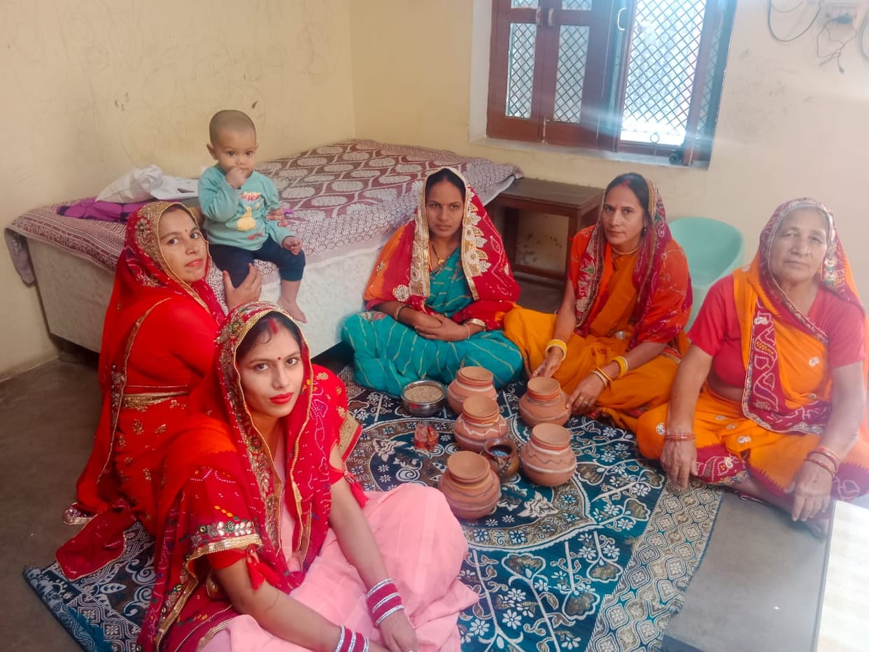 Women kept a fast on Ahoi Ashtami to wish for the long life of their son