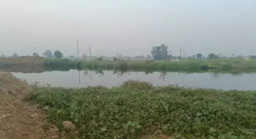 The villagers of village Akeda are troubled due to the accumulation of dirty water since last one year.
