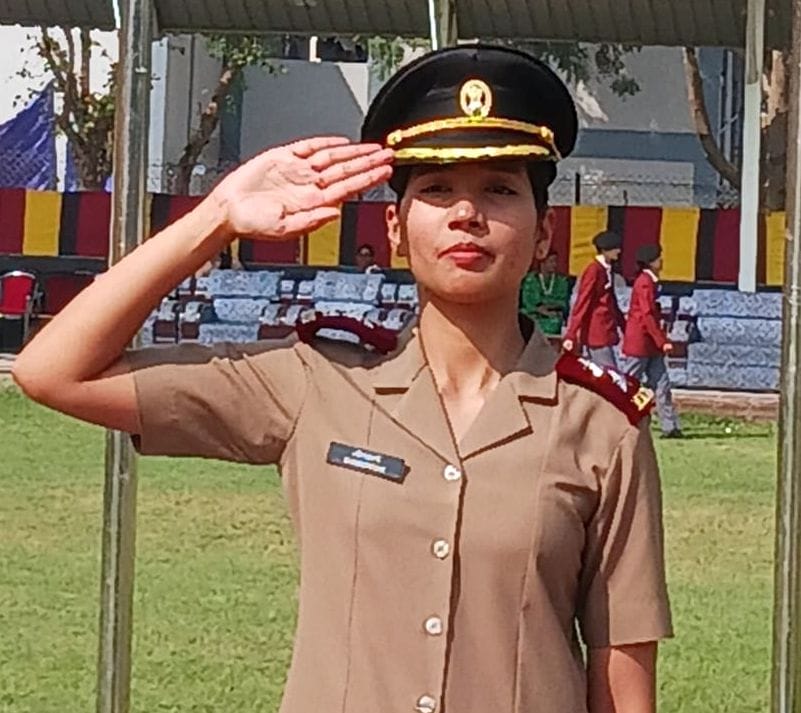 Ojashwani of Faizganj Behta became a lieutenant in the army