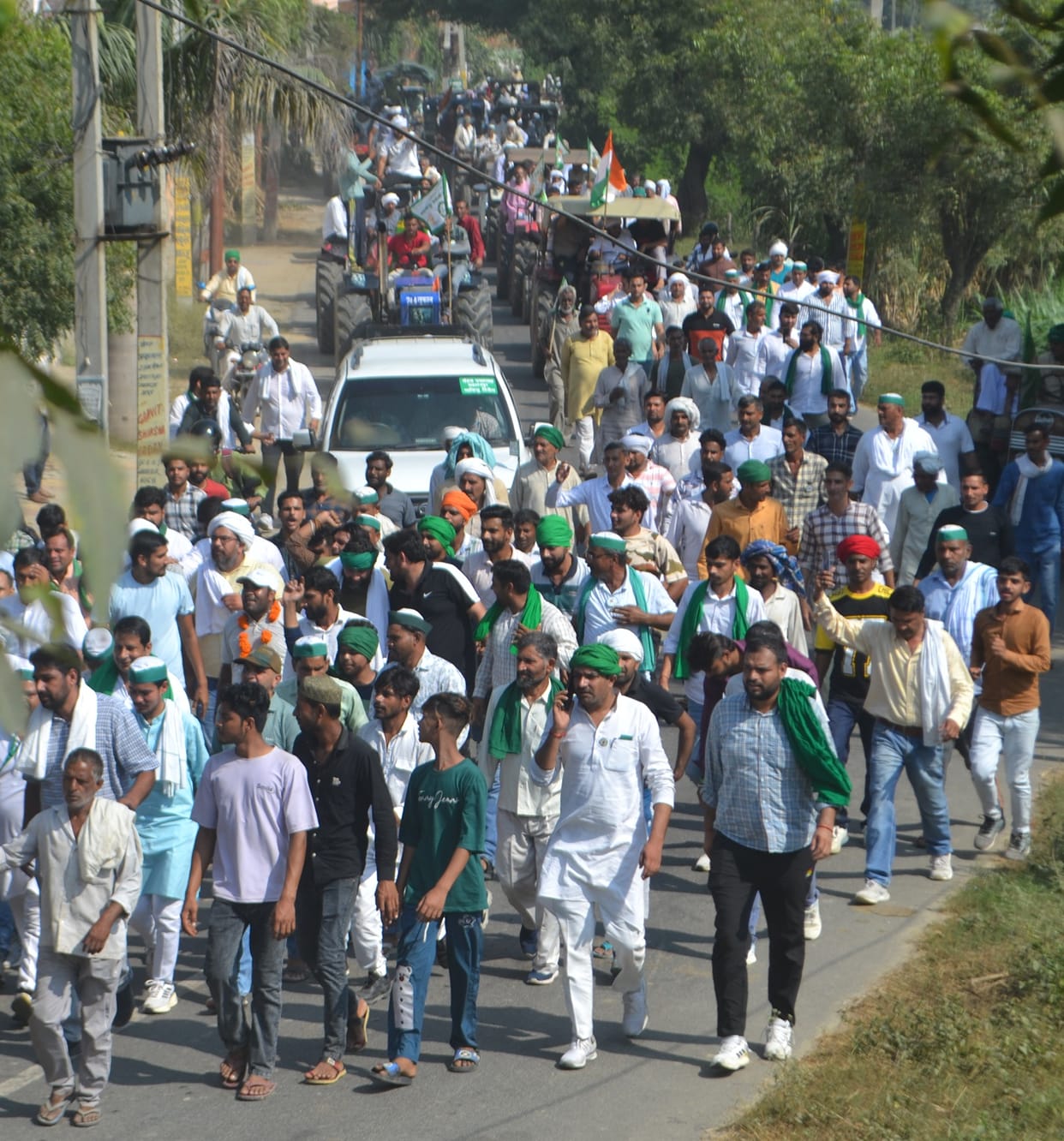 If demand is not met soon, tractors will run on roads