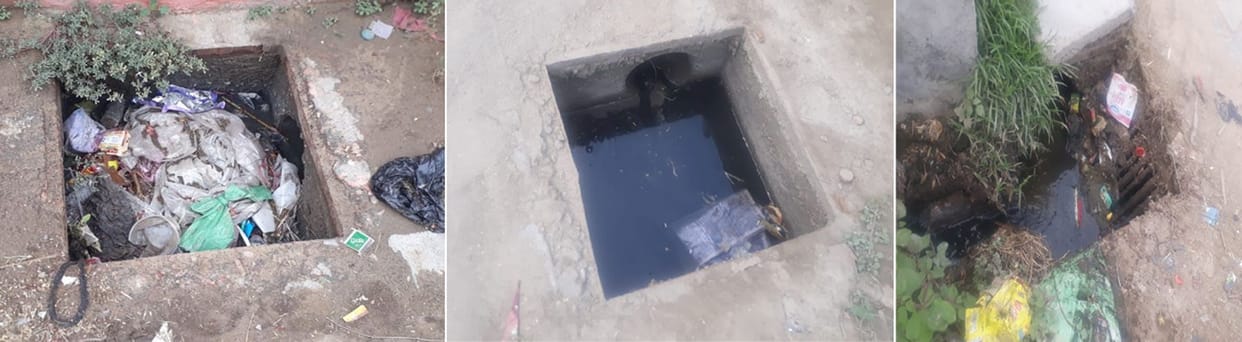 Manhole cover missing in Ward 9