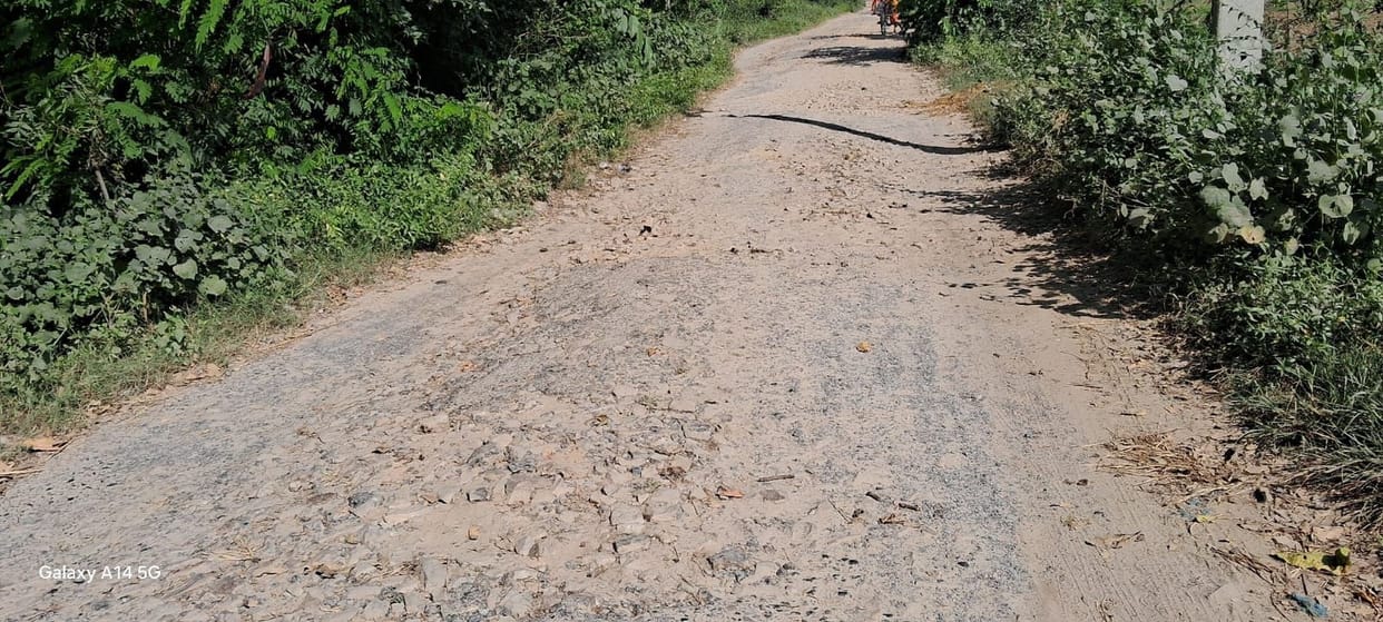 Govind Saheb, pothole free campaign on the road
