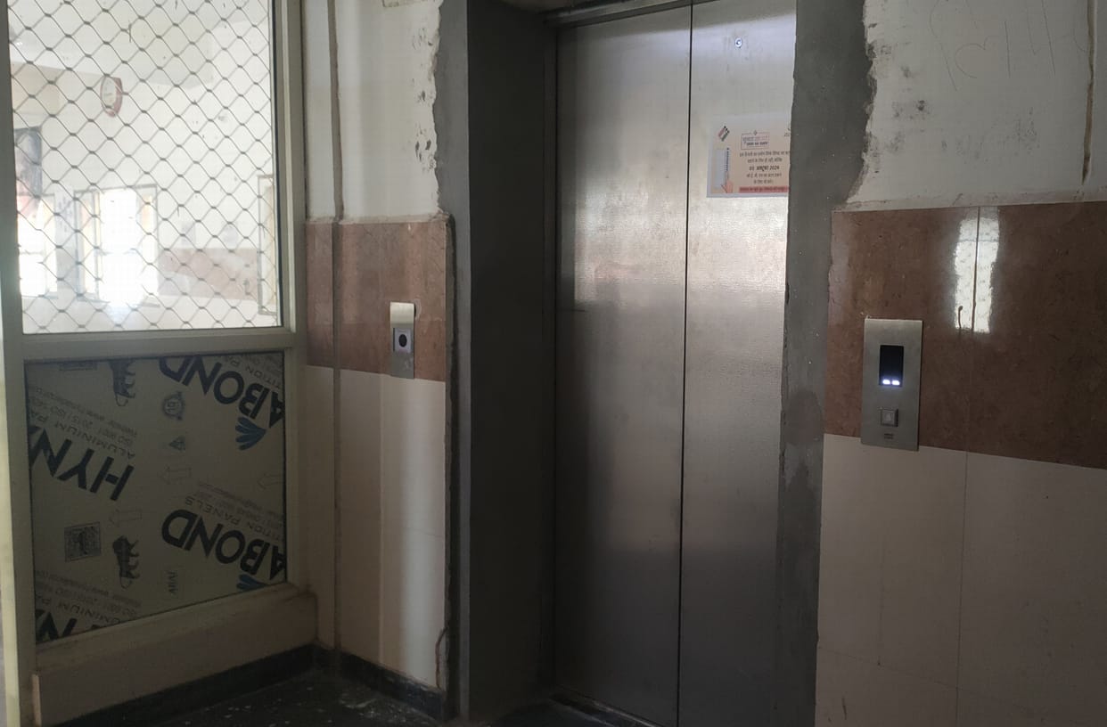 The lift installed four months ago is out of order since one month