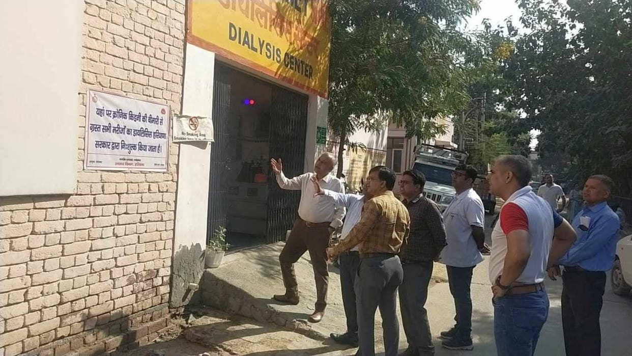 Director of Health Department inspected the Civil Hospital