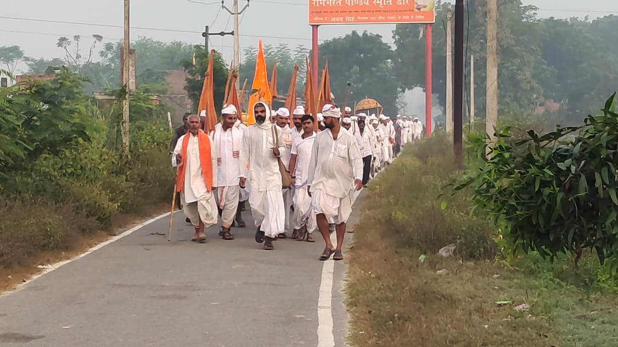 Devotees from Maharashtra leave for the third halting site