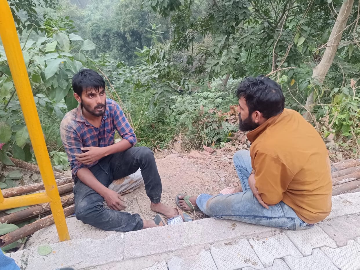 Two youths caught stealing iron pipes from Biroja factory store