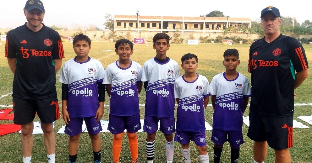 Five football players from the district will showcase their talent in Manchester UK
