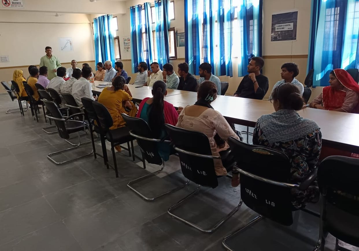 Organization of parent-teacher meeting in Government Post Graduate College Satnali