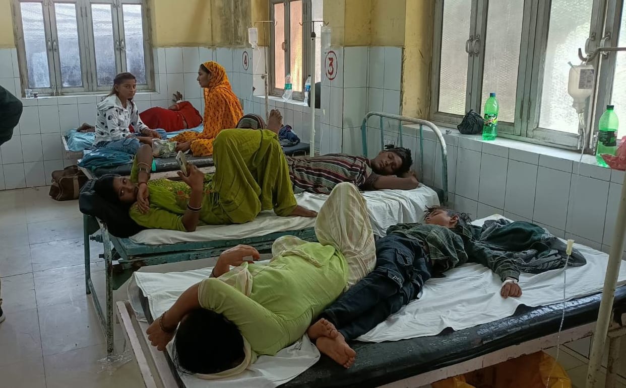 Fever not stopping, old woman died after reaching district hospital