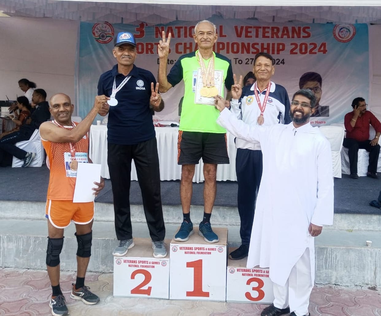ramkishan won 7 medals