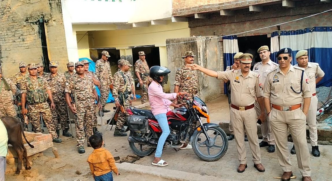ASP along with paramilitary inspected polling booths