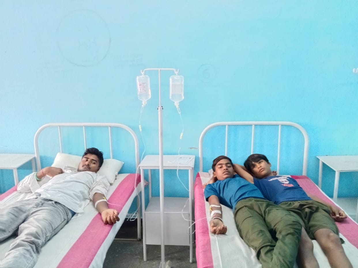 76 people fall ill after feast