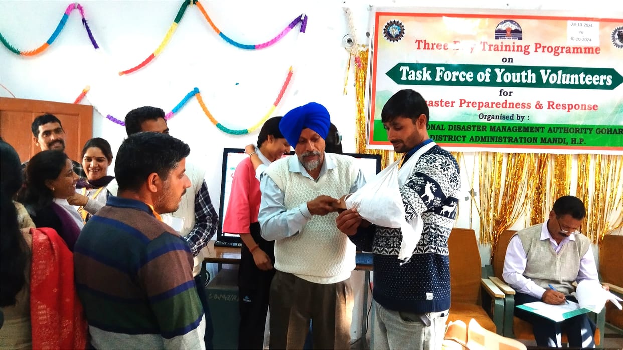 If any disaster occurs in the Panchayat, immediately share the information in the WhatsApp group.