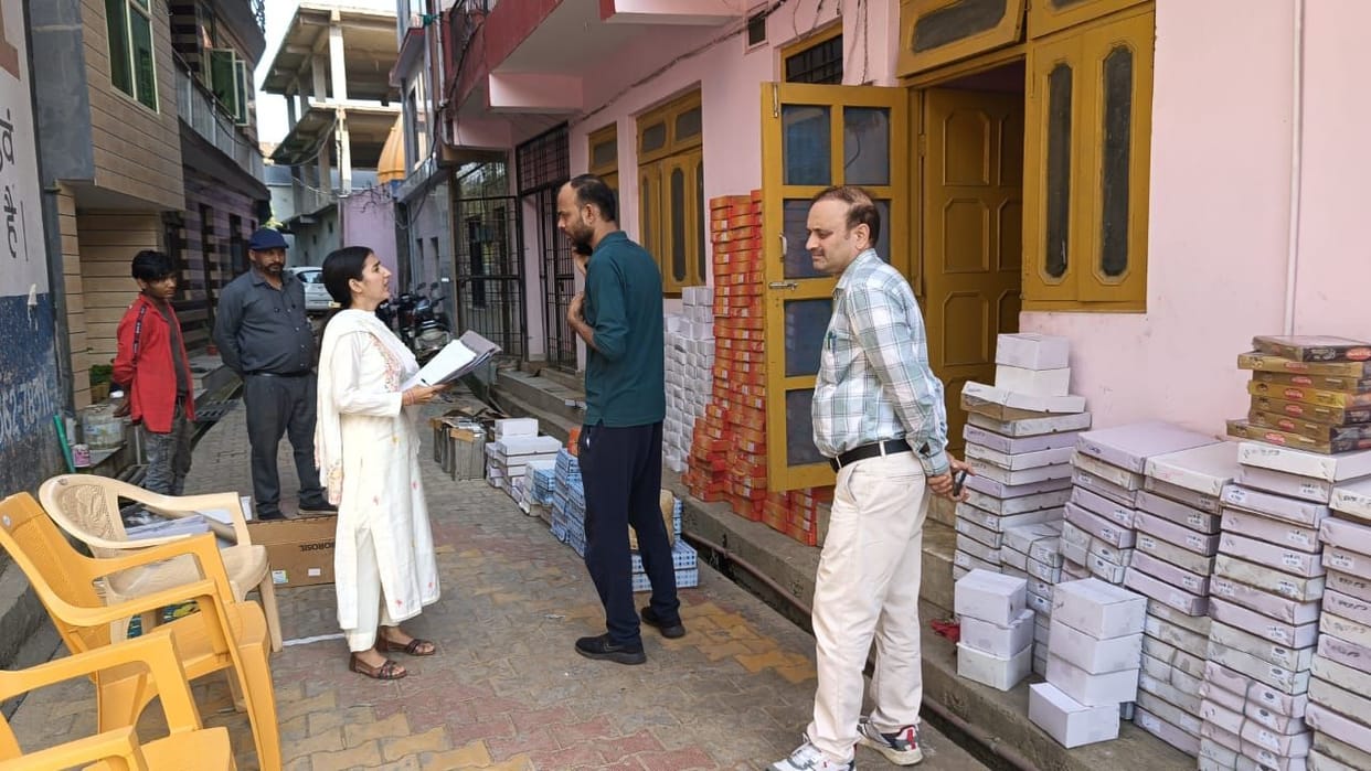 347 kg milk cake and 15 kg soan papdi seized