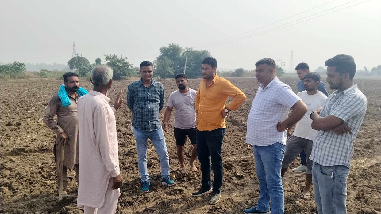 Construction work of Ghaggar river bridge on the road connecting Jakhal to Tohana begins, Rs 8 crore will be spent.