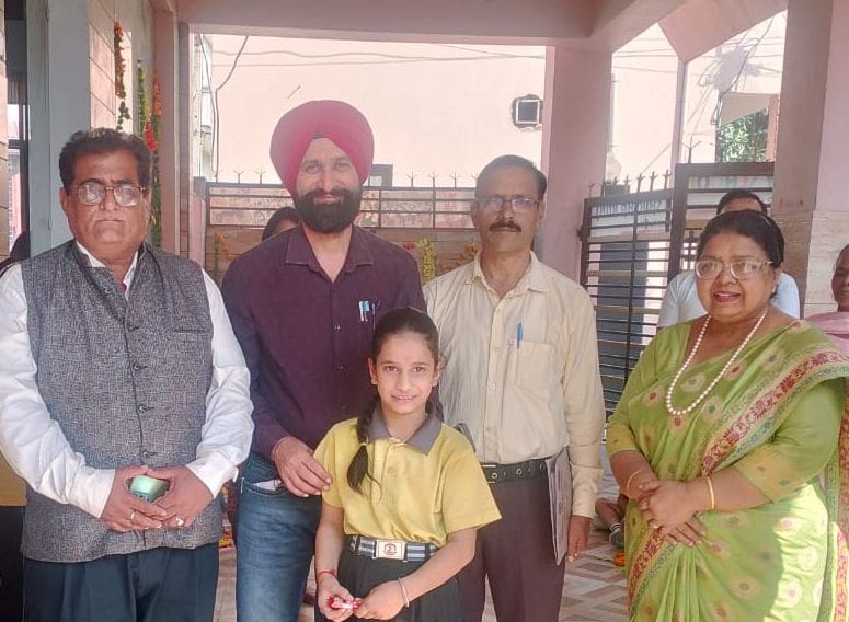 Archana topped in first class and Shanaya topped in second class.