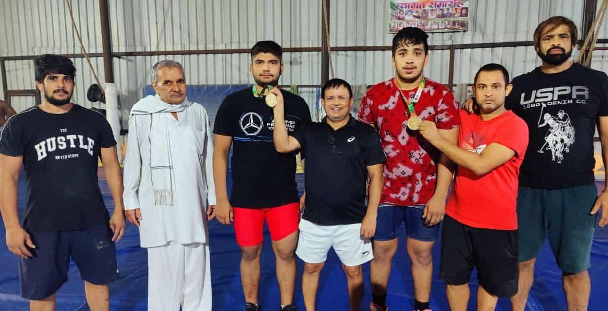 Vikas and Hardeep won gold medals in School National Games