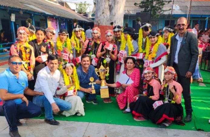 Ani achieved second place in folk dance competition