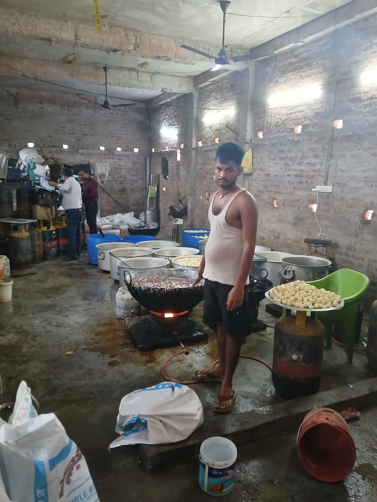 The mobile team destroyed one quintal of sweets and 20 packets of citric acid.