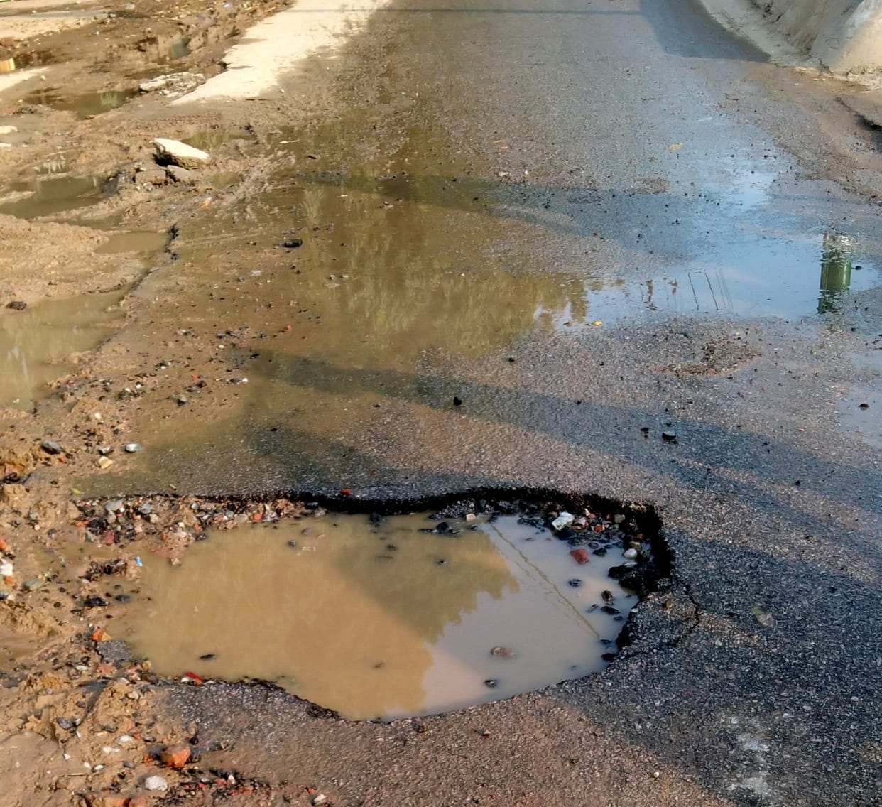 Two days left... but roads could not become pothole free