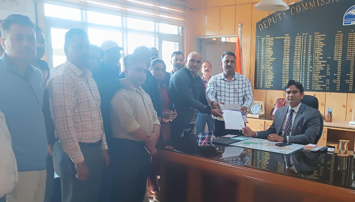 Memorandum submitted to Non-Gazetted Employees Federation, DC in assault case