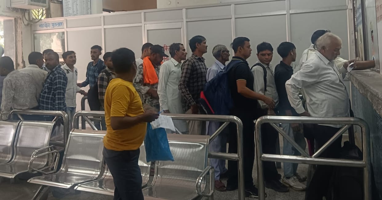 Relief to passengers... one ticket counter will be added