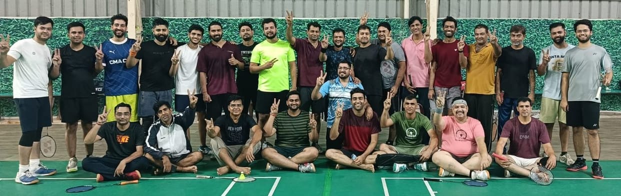 Team of Sanju and Anurag stood first in badminton