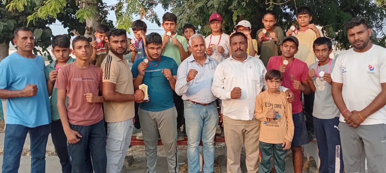 Boxers from the district dominated the state level boxing competition, won medals