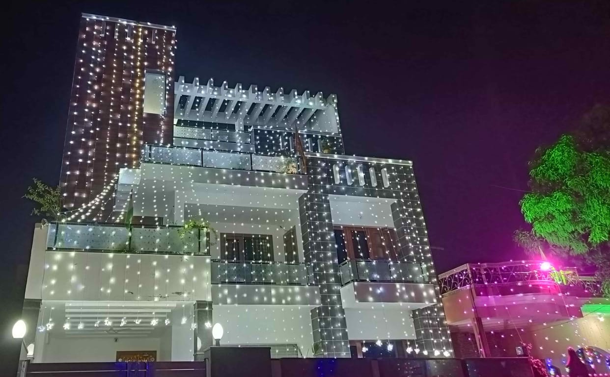 Diwali's joy prevails, houses and establishments are illuminated