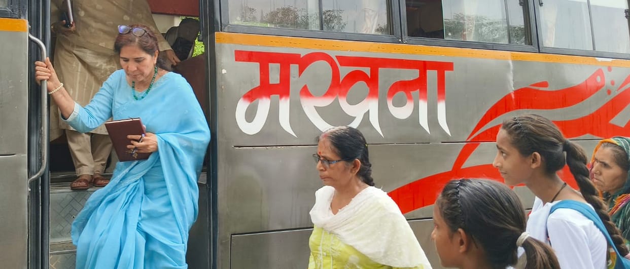 25 vehicles are being operated for the students