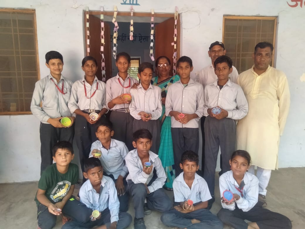 Chanchal stands first in Diya making competition