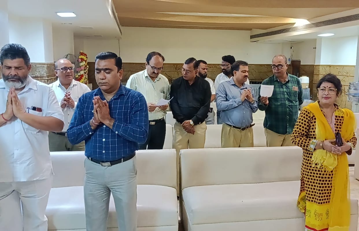 Neema officials worshiped Dhanvantari