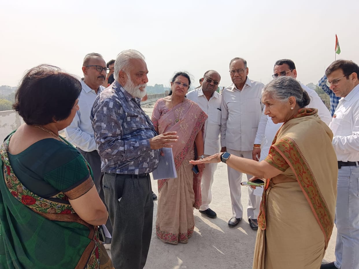 Vehicular traffic should start from Suryanagar ROB by 30th November under all circumstances: Savitri Jindal