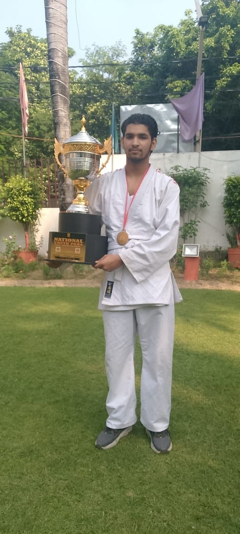 Satish Kumar of Bilawar Won Gold Medal in National Judo Competition
