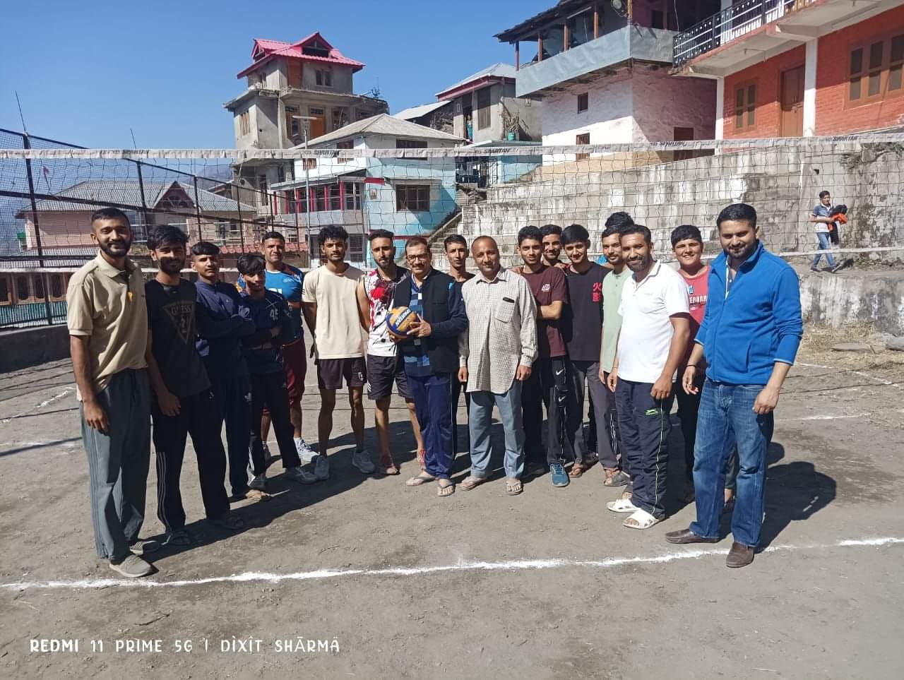 Delath won the trophy by defeating Nehra in volleyball competition.