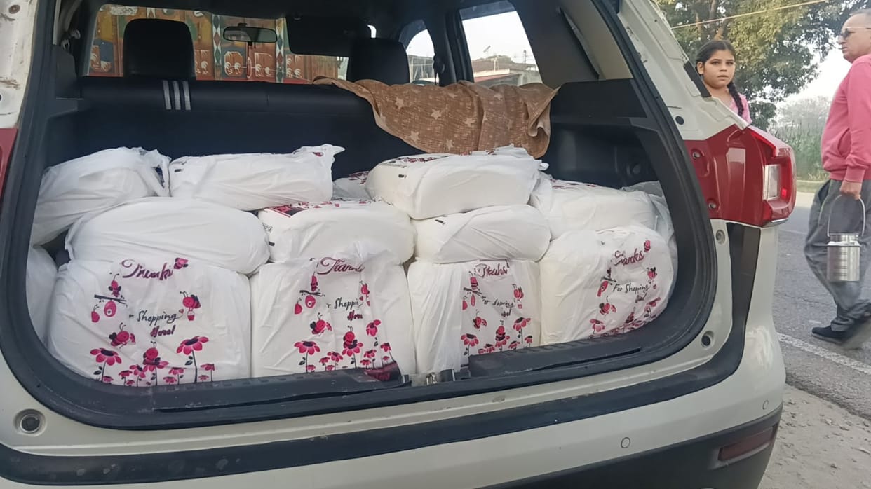326 kg cheese and 18 kg desi ghee caught from Punjab vehicle in Dangoli