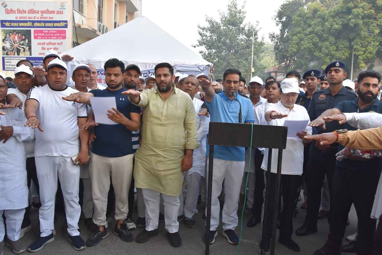 Run for Unity: MLA and DC ran with the minister