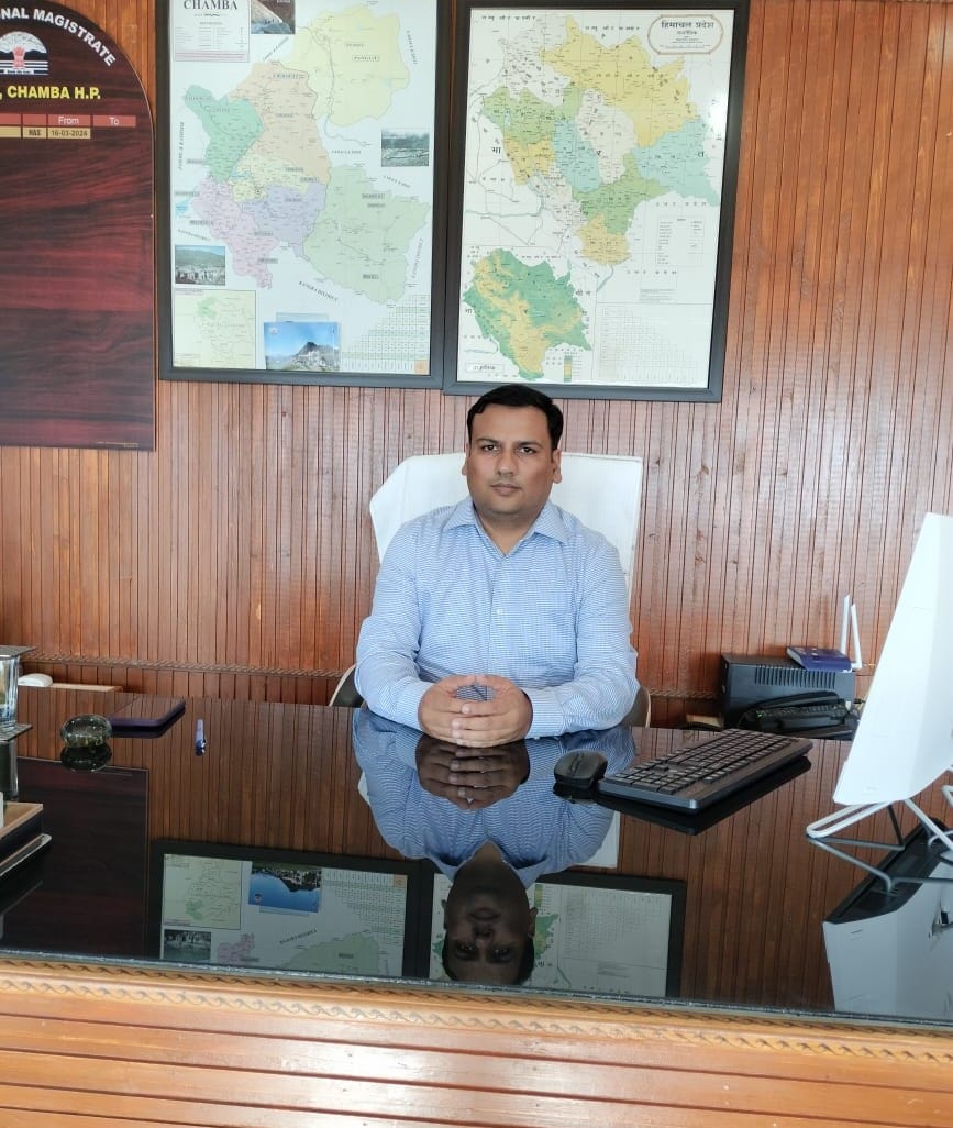 Ankur took charge of SDM Churah