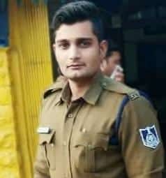 हादसे में आरक्षक की मौत।