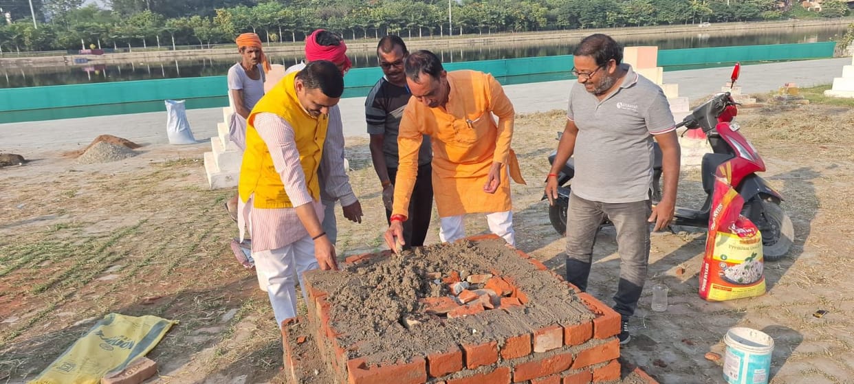 Chhath preparations begin at Laxman fair ground