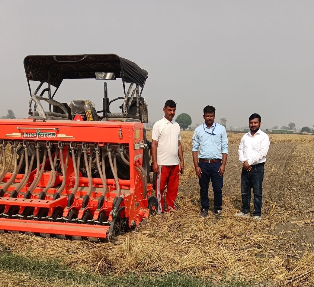 Central Pollution Control Board team inspected stubble management