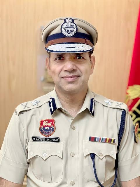 New Police Commissioner Rakesh Kumar Arya took charge of Panchkula