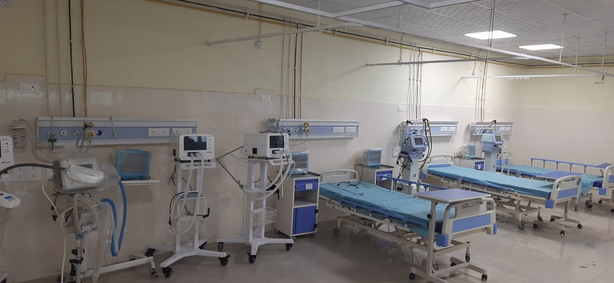 After 27 days four bed ICU started Lokbandhu Hospital relief after fire